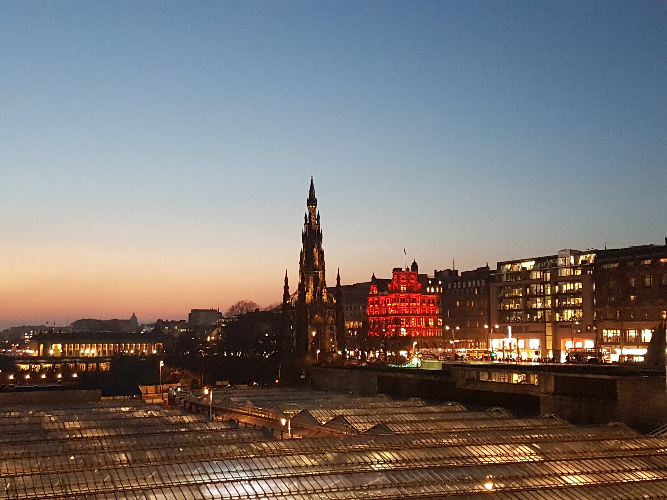View of Scott Monument from North Bridge - Edinburgh.jpg